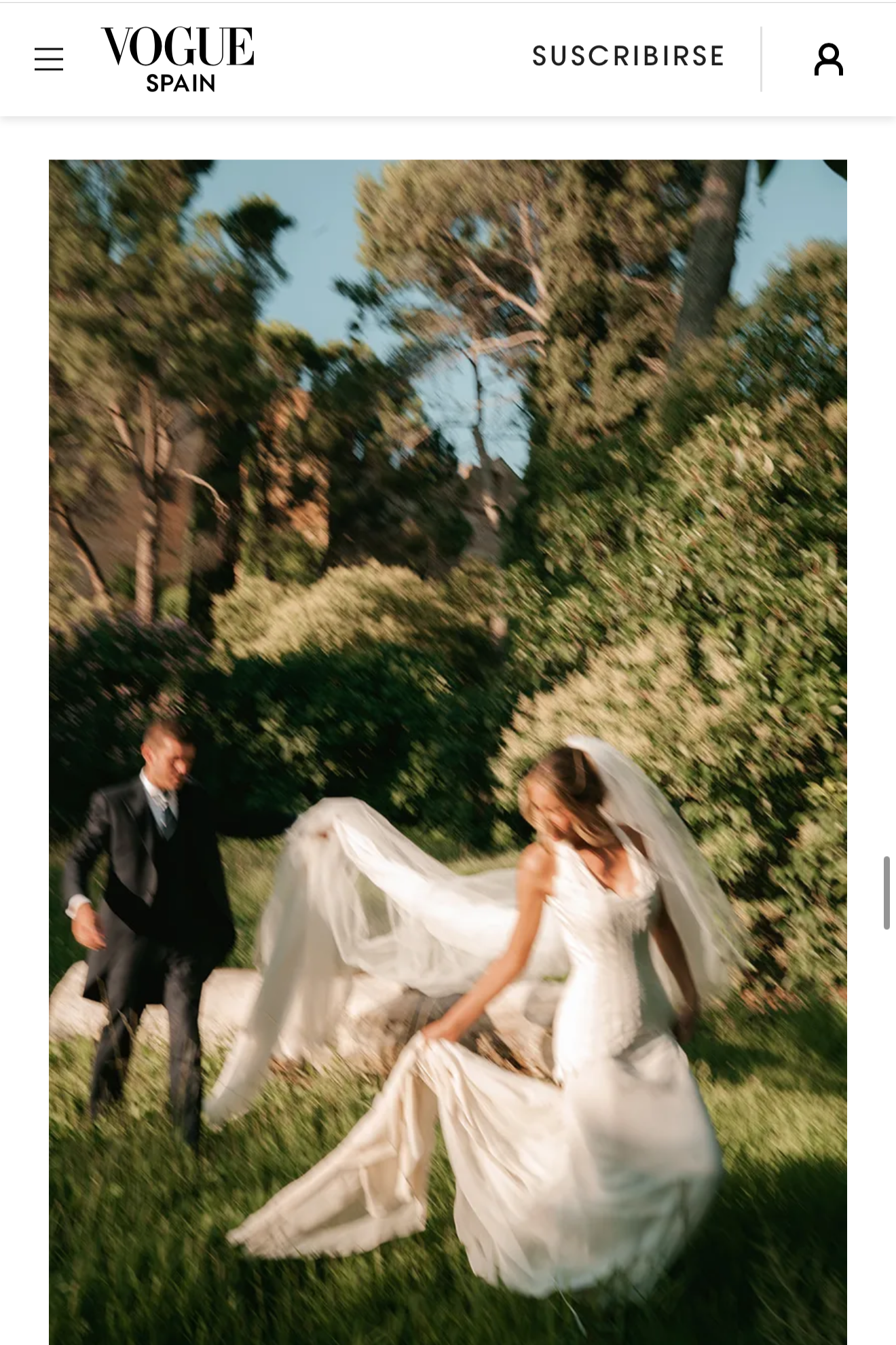 Fátima de gabriel wedding vogue