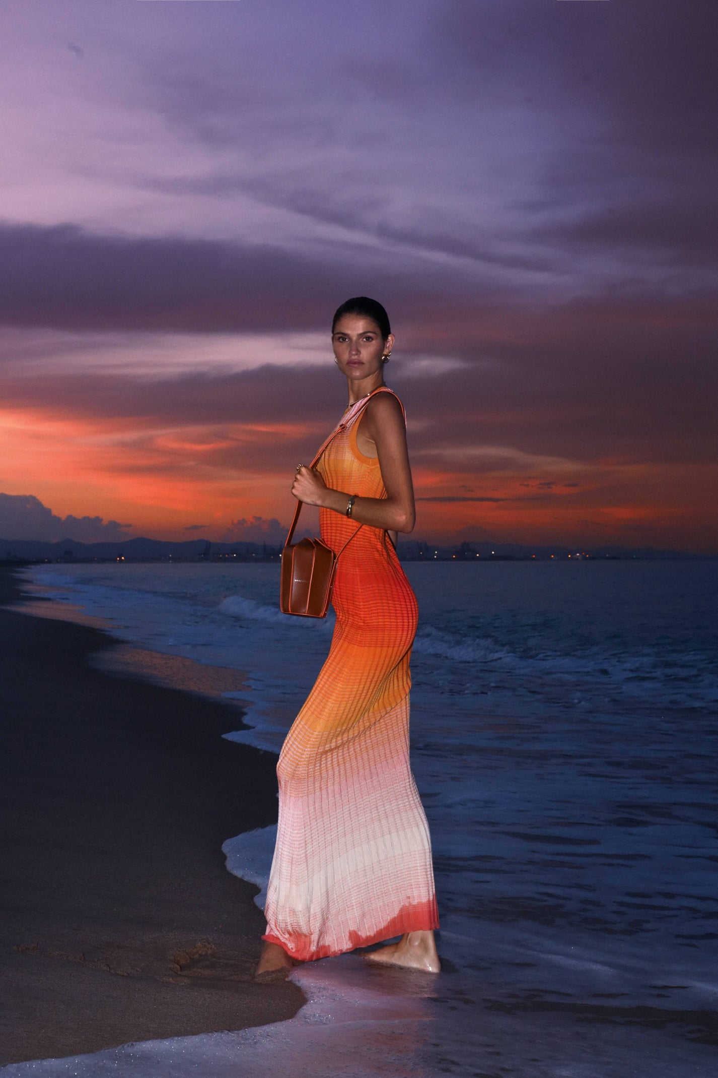 Hydra Gea I Bucket Bag Brown Leather Made in Spain