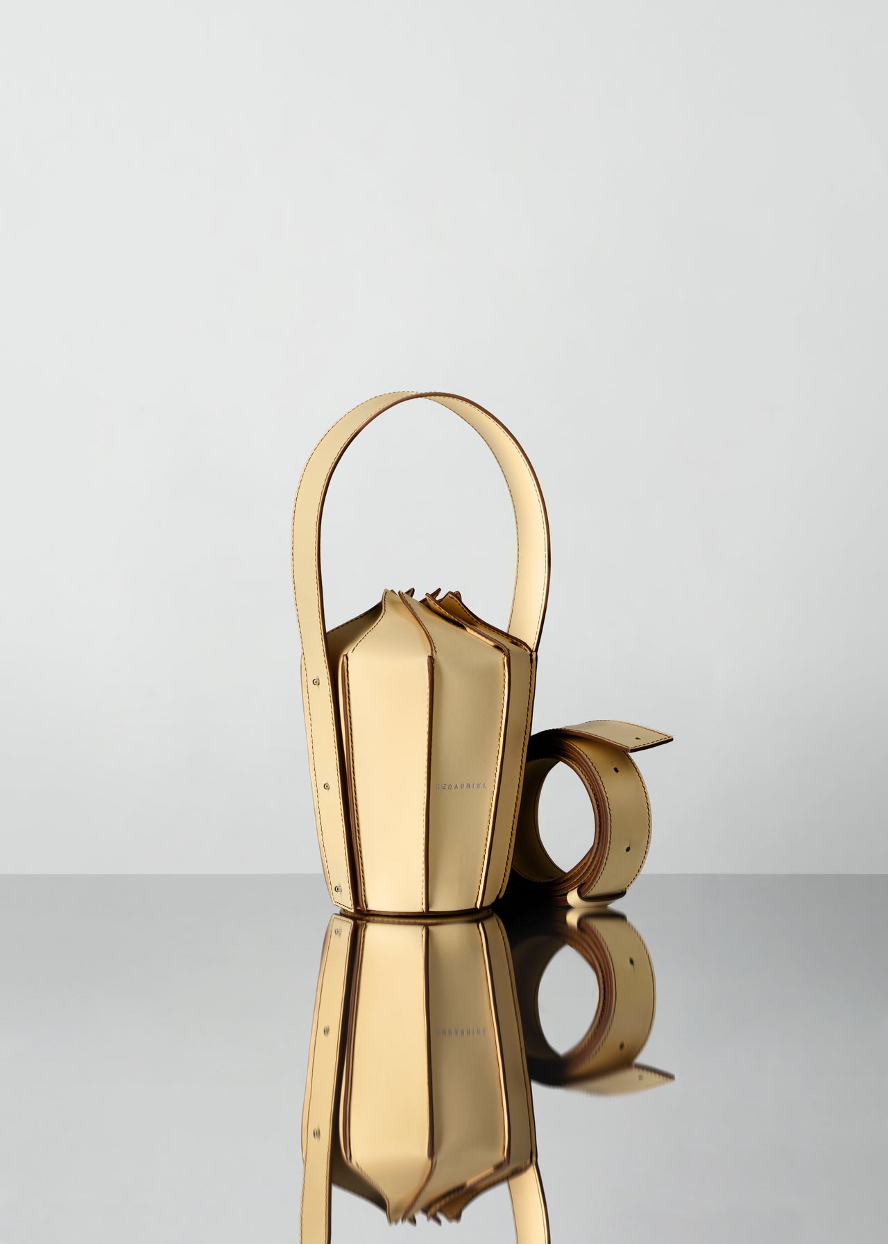 Hydra Stelle Yellow Bucket Bag Leather Made in Spain