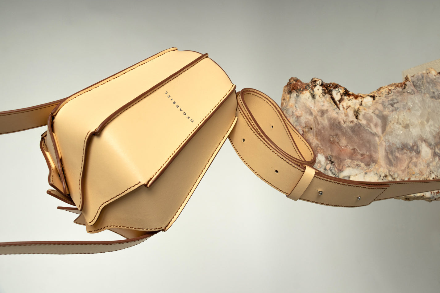 Hydra Stelle Best Yellow Bucket Bag Leather Made in Spain Degabriel