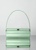 Elipse Jade Mint Cylindrical Luxury Purse Leather Made in Spain