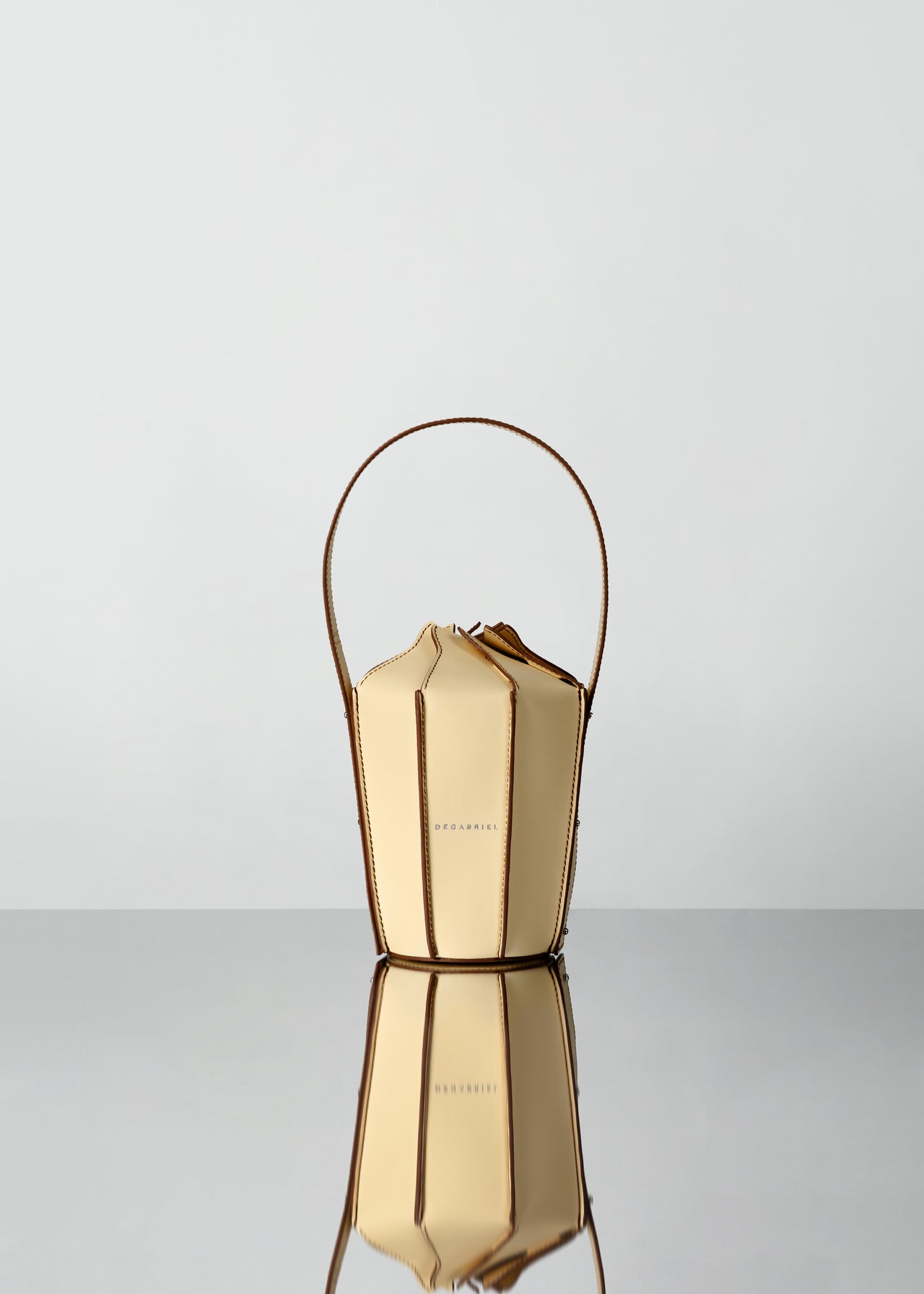 Hydra Stelle Yellow Bucket Bag Leather Made in Spain